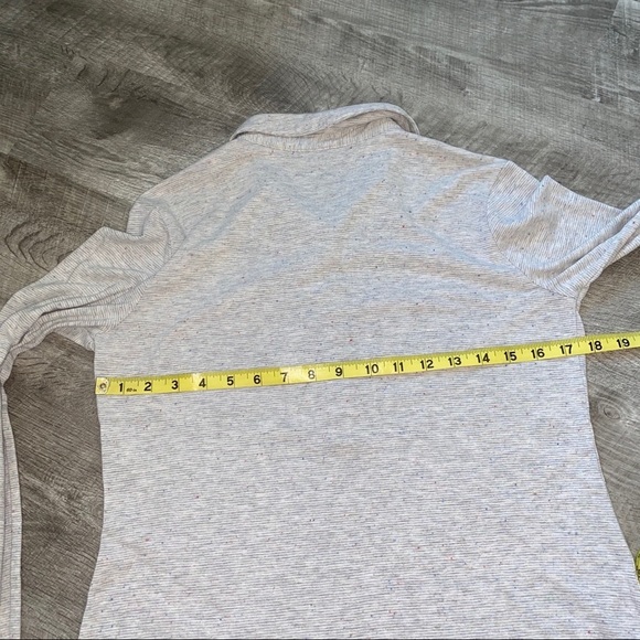 Ruff Hewn Tan Speckle Button Shirt Top Small - Picture 5 of 6